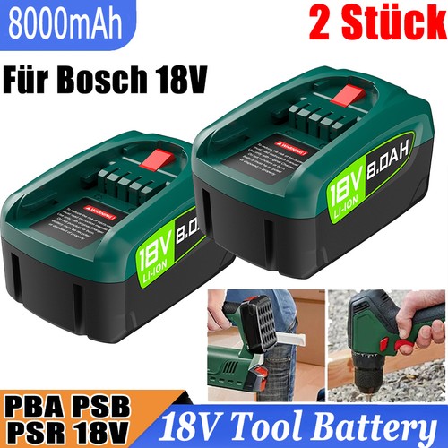 Für bosch akku pba 18v - 2x,