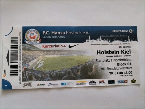 Sammler ticket fc - 15/16,