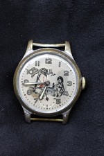 seltene Armbanduhr Glashütte GUB 62 mit Bild