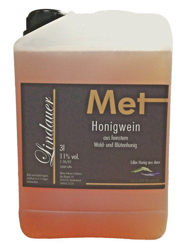 Lindauer met honigwein - met,