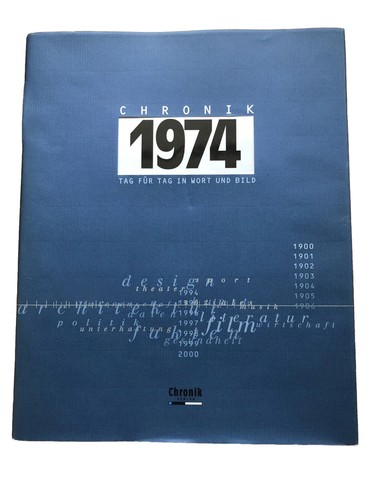 Jahrbuch chronik 1974 tag für - 1974,