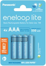 4x  Micro Akku AAA Eneloop LITE für DECT Telefone, bis zu 3000 aufladbar WOW
