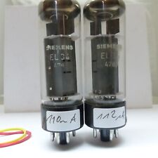 Matched Mullard Blackburn EL34