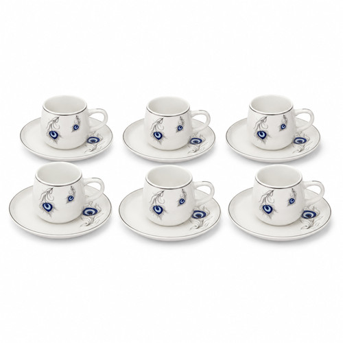 12tlg mokka tassen - set, 90ml