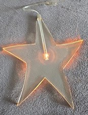 Ikea Glänsa Transparenter  Stern Mit Beleuchtung 