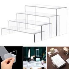 4 x Etagen Acryl Display Stand Riser Plexiglas Einzelhandel Shop Tier Nagellack