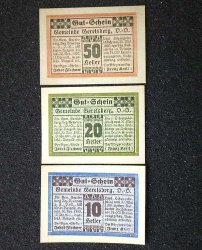 Notgeld österreich - 3, x