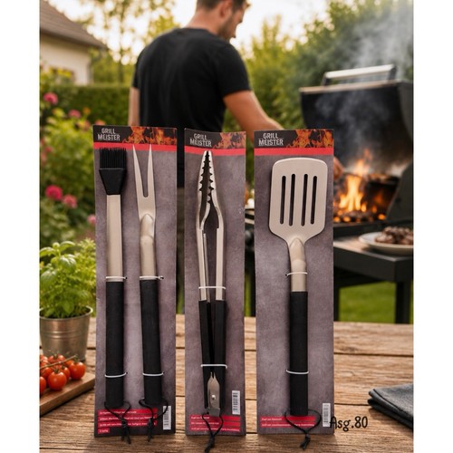 Grillbesteck 4 tlg - grillbesteck, 4-tlg