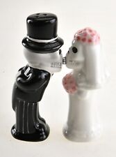 Nachlass Lustige Salz & Pfefferstreuer Love never dies Brautpaar Skelett Magnete