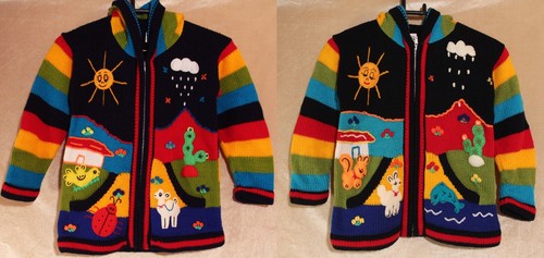 Kinder strickjacke blau - strickjacke,