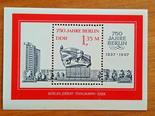 Ddr 1987 block 750 - block, jahre