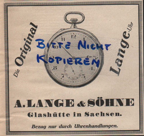 Glashütte werbung 1924 a - werbung,
