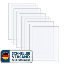 10er Set Acrylglas Platten 13x18cm | 1mm Dicke | Ultra Klare