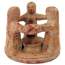 Teelichthalter Kerzenständer Freundeskreis aus Keramik - 13*15*15*15 cm