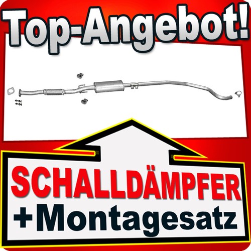 Mittelschalldämpfer für fiat - für,
