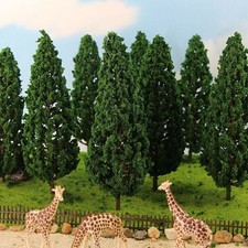 10x Modell Baum 15 Cm Laubbäume Für Landschaft Modellbau Modelleisenbahn DE