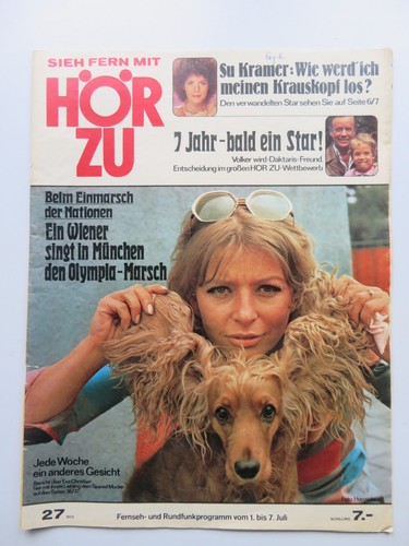 Hörzu 1972 ausgabe - hörzu, 27/1972,