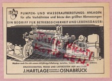 OSNABRÜCK, Werbung 1950, J