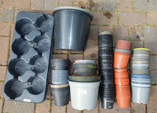 200 verschiedene Pflanztöpfe Anzuchttöpfe Blumentöpfe  Ø 7 -23cm + 5Topfsteigen