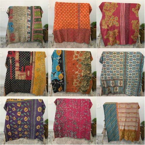 Vintage kantha quilt - kantha,