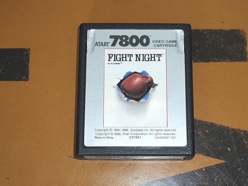 Atari 7800 fight night - 7800,