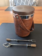 Vintage Eiskübel + Bar Tong
