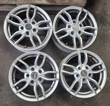 4 x Alufelgen Proline ZX 100.6015 6x15 ET48 Arctic Silver für Mini One/Cooper