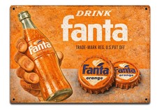 Vintage Stil Fanta Orange