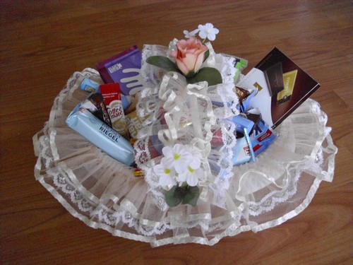 Geschenkkorb zur hochzeit - geschenkkorb,