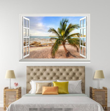 3D Meer Baum Strand 59 Offen