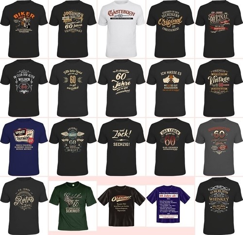 Geburtstag herren shirt - 60.geburtstag, t-shirt