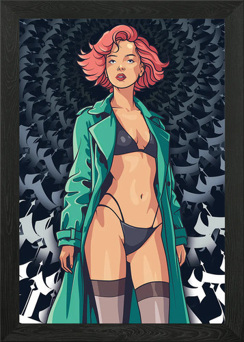 Sexy frau trenchcoat - sexy, im