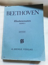 Ludwig van Beethoven: Sonaten für Klavier, Klaviersonaten Band I, Henle Verlag