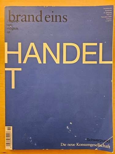 Brand eins heft november - eins,,