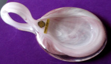 Kaspar-single-art Schale Untersetzer Bleikristall mundgeblasen  Handarbeit 22 cm