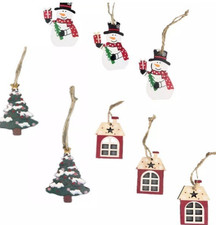 Christbaumschmuck Holz Set –
