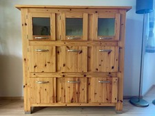 Kommode Highboard Schrank mit Türen Holz Massiv Kiefer Fichte