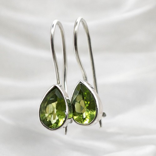 Peridot ohrhänger echt - echt, silber