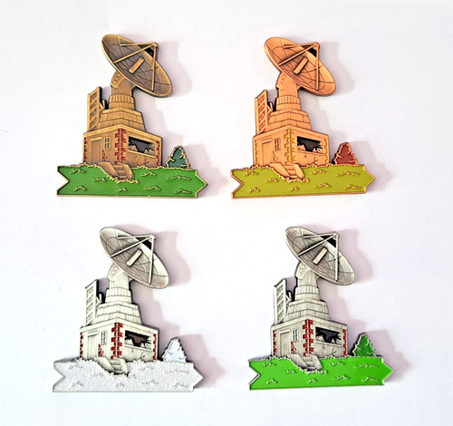 Lost place geocoin 4er - geocoin, 4er-set