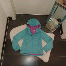 Softshelljacke türkis pink