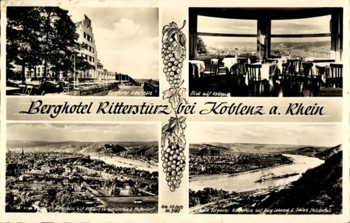 Koblenz berghotel - ak,