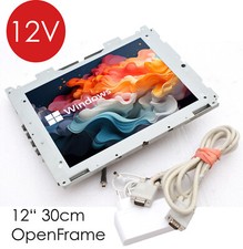 INDUSTRIE 30cm 12" TFT MONITOR OPEN FRAME DISPLAY PREH MIT 12 VOLT NETZT. M10