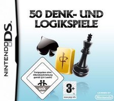 NINTENDO DS 3DS 50 DENK LOGIK SPIELE Karten Brettspiele Top Zustand