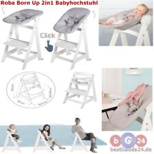 Roba 2-in-1 Treppenhochstuhl  Hochstuhl Born Up Zickzack mit Sitzverkleinerer