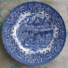 1xTeller 17 Century England Irenstone Keramik Royal Tudor Ware
