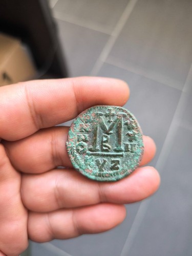 Ancient byzantine coin - ancient,