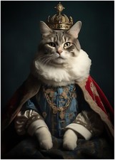Katzen Poster - Königlicher