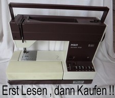 original Pfaff tipmatic 1015 Nähmaschine Stichplatte Nähfuß Spule Greifer Teile