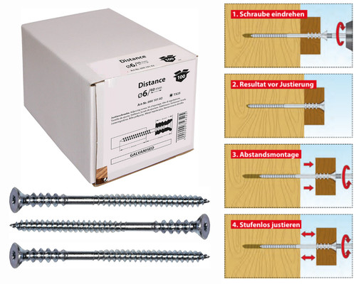 Justierschraube tox distance - justierschraube,