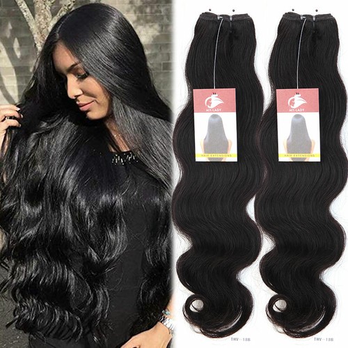 70cm gewellt echthaartresse - gewellt,